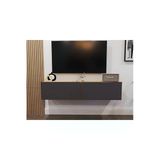 Mobiga Perna Duvara Monte Tv Ünitesi 150 Cm Safirmeşe-Antrasit
