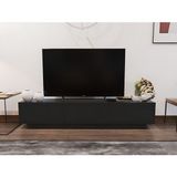 Mobiga Rotterdam Bazalı Tv Ünitesi 180 Cm Antrasit