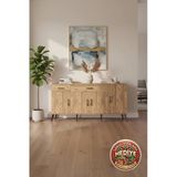 Mobihobi Luna 176X44x83 Çam 5 Raflı 2 Çekmeceli 4 Kapaklı Konsol