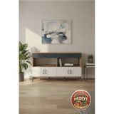 Mobihobi Luna Konsol 2 Raflı, 2 Çekmeceli, 4 Kapaklı - 176Cm, Çam/Aytaşı Renk