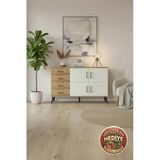 Mobihobi Luna Konsol: 4 Çekmece, 4 Kapaklı, 2 Raflı Tv Ünitesi & Depolama (132Cm)