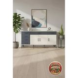 Mobihobi Luna Konsol: 6 Çekmeceli, 3 Kapaklı, 2 Raflı Aytaşı/Antrasit Depolama Çözümü (176X44x83)
