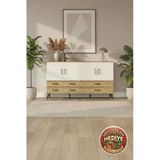 Mobihobi Silva 6 Raflı 6 Çekmeceli 4 Kapaklı Konsol - 176X30x99 Cm Çam-Aytaşı