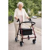 Mobiklinik Yaşlılar Için Rollator, frenli yürüteç