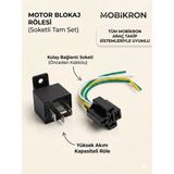Mobikron MK-900 Motor Blokaj Kiti ( Gps Araç Takip Cihazı Yakıt Kesici Röle ) - 12V