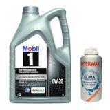 Mobil 1 0W20 5 lt Motor Yağı + 03047 İnterwax Klima Temizleyici