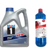 Mobil 1 10W-60 4 Lt Motor Yağı + Cam Suyu
