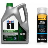 Mobil 1 Esp 0W-30 Tam Sentetik Motor Yağı 4 Litre + Klima Bombası 200 Ml