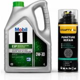 Mobil 1 Esp 0W-30 Tam Sentetik Motor Yağı 4 Litre + Lastik Tamir Kiti 400 Ml