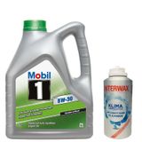 Mobil 1 ESP 5W-30 Tam Sentetik 4 lt Motor Yağı + 150 ml Interwax Klima Temizleyici