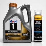 Mobil 1 Motorsport Formula Motor Yağı 10W-60 4 Litre + Klima Bombası 200 Ml
