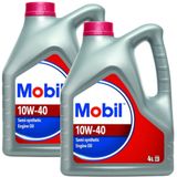 Mobil 10W-40 2x4 lt Yarı Sentetik Motor Yağı