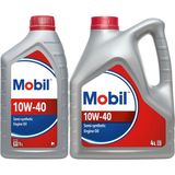 Mobil 10W40 Motor Yağı 5 L Viskozite 10W-40 ACEA A3/B4 API SN/CF Üstün Kalite Koruma ÜT:2025