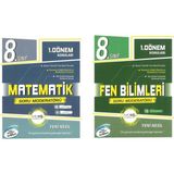 Mobil 8. Sınıf Matematik - Fen Bilimleri 1. Dönem Konuları Soru Bankası Seti