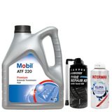 Mobil ATF 220 Otomatik Şanzıman Yağı 4 L + 00120 Tamir Kiti + 03047 Klima Temizleyici