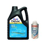 Mobil Delvac Modern Light Commercial 10w-40 Dizel Motor Yağı 5 L + İnterwax Klima Temizleyici 150 ML