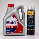 Mobil Motor Yağı 10W-40 4 Litre + Klima Bombası 200 Ml