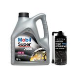 Mobil Super 2000 X1 10W40 Motor Yağı 4 L + Carpex Auto Tyre Repair Kit Lastik Tamiri