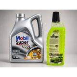 Mobil Süper 3000 0W-20 Tam Sentetik Motor Yağı 4 Litre + Oto Şampuan 1000 Ml