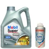Mobil Super 3000 Formula D1 5W-30 Motor Yağı 4 L+ 03047 İnterwax Klima Temizleyici