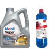 Mobil Super 3000 X1 Formula FE 5W-30 4 + 1lt Motor Yağı + Cam Suyu