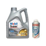 Mobil Super 3000 X1 Formula FE 5W-30 Motor Yağı 4 L + İnterwax Klima Temizleyici