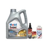 Mobil Super 5W-30 3000 Full Sentetik Motor Yağı 4 L + Gojo Set + Intermac Klima Temizleyici 150 ML