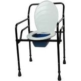 Mobil Tuvalet Banyo Sandalyesi Klozet Yükseltici Hastalar Için - 100 cm - Siyah