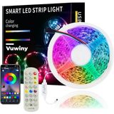Mobil Uygulamalı Sese Duyarlı Rgb-Ic Adreslenebilir Akıllı USB Ambiyans LED Şerit (5V - 5 Metre)