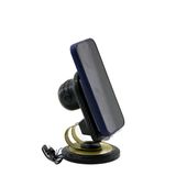 MOBILE PHONE 2IN1 BT SPEAKER HOPARLÖR = 5W ŞARJLI - MASA ÜSTÜ TELEFON TUTACAK = 360° DÖNEN STAND - OYNAR METAL AYAK