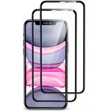 mobile store 5D Glass iPhone 11 Ekran Koruyucu, 2 Adet Tam Kaplayan Cam, iPhone XR ile Uyumludur