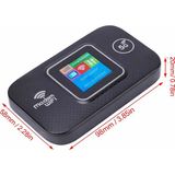 Mobile Wifi Modem – Taşınabilir Hotspot, Ekranlı, Yüksek Hızlı Kablosuz Internet Cihazı - Siyah