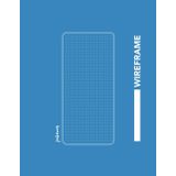 Mobile Wireframe Notebook – UI/UX Sketchbook | 96 Pages | 8.5 x 11 inches / 21.59 x 27.94 cm | Pacific Cover