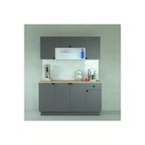 Mobilique 160 cm Ahşap MDF Tezgahlı Hazır Mutfak