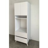 MOBİLİQUE 2 Çekmeceli Ankastre Fırın Dolabı %100 Mdf Soğutmalı