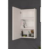 Mobilique Ayza Çok Amaçlı Dolap Beyaz Suntalam Malzeme ile Modern Tasarım 72x38x18 cm