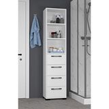 Mobilique Lizbon No.3 Banyo Dolabı Beyaz