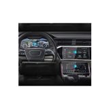 Mobilite Audi A6 Avant Sedan 2023 Uyumlu Multimedya Dijital Klima Ve Gösterge 3 Parça 9H Nano Ekran Koruyucu