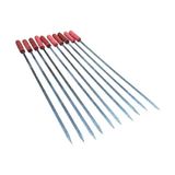 Mobilreyon 10 Adet Ahşap Saplı Tavuk Kanat, Kuşbaşı, Sebze, Domates Şişi 55 cm
