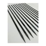 mobilreyon – 10 Adet Tavuk Kanat Şiş - Yassı Silme Demir - Galvanizsiz –Boy 60cm–En 7mm-Kalınlık 2mm