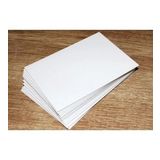 mobilreyon - 2 adet Beyaz Duralit Mdf , 3 mm Kalınlık , 50x70 cm Ebat , Tek Tarafı Beyaz Boyalı