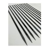 mobilreyon – 20 Adet Tavuk Kanat Şiş - Yassı Silme Demir - Galvanizsiz –Boy 60cm–En 7mm-Kalınlık 2mm