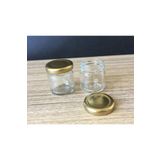 mobilreyon - 25 ADET 40 cc CAM KAVANOZ - GOLD KAPAK - HEDİYELİK, HOBİ, DÜĞÜN, NİŞAN-MİNİ KAVANOZ
