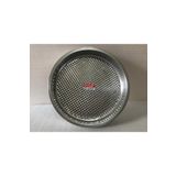 mobilreyon - Çiğ Köfte Tepsisi 1.NO - Çap: 38 cm - Derinlik: 6 cm - Çelik Leğen - Motifli