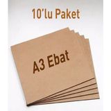 Mobilreyon Duralit Ham MDF 3 mm A3 29,7 x 42 cm 10'lu Hobi Sanatsal Malzeme