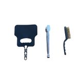 Mobilreyon Mangal Barbekü 3'lü Set, Tel Fırça Maşa Yelpaze Seti