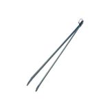 mobilreyon Mangal , ızgara , Barbekü Köz Maşası , Galvanizli Silme Demir 50cm