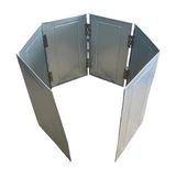 Mobilreyon Rüzgarlık 25X40 cm 6 Kanatlı Tutuşturucu Mangal Piknik Aksesuarı Galvanizli Sac