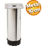 Mobilya Ayarlanabilir Mobilya Kanepe Koltuk Baza Yükseltme Yükseltici Ayağı Metal Ayakları 10 Cm Krom