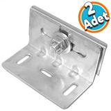 Mobilya Banyo Dolap Raf Aski Elemani Montaj Baglanti Sabitleme Demiri (2 Adet)